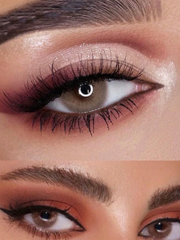 One Tone Caramel Colored Contact Lenses