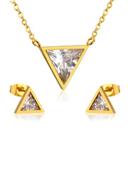 3pcs Stainless Steel Triangle Jewelry Set - FD ⚡