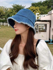 1pc Denim Fishermen Hat