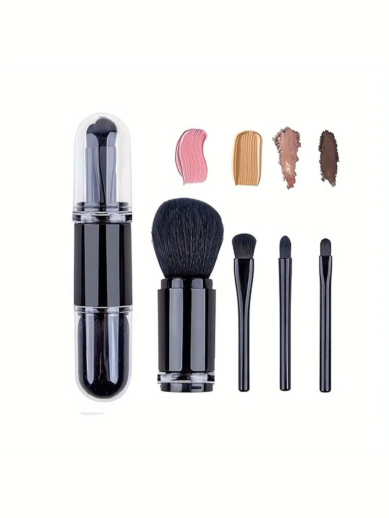 4pcs Double-headed Makeup Brushes Set - FD ⚡