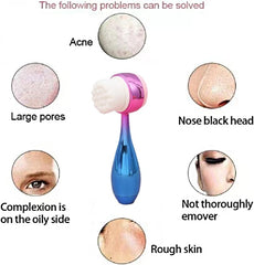 2-in-1 Manual Facial Cleansing Brush
