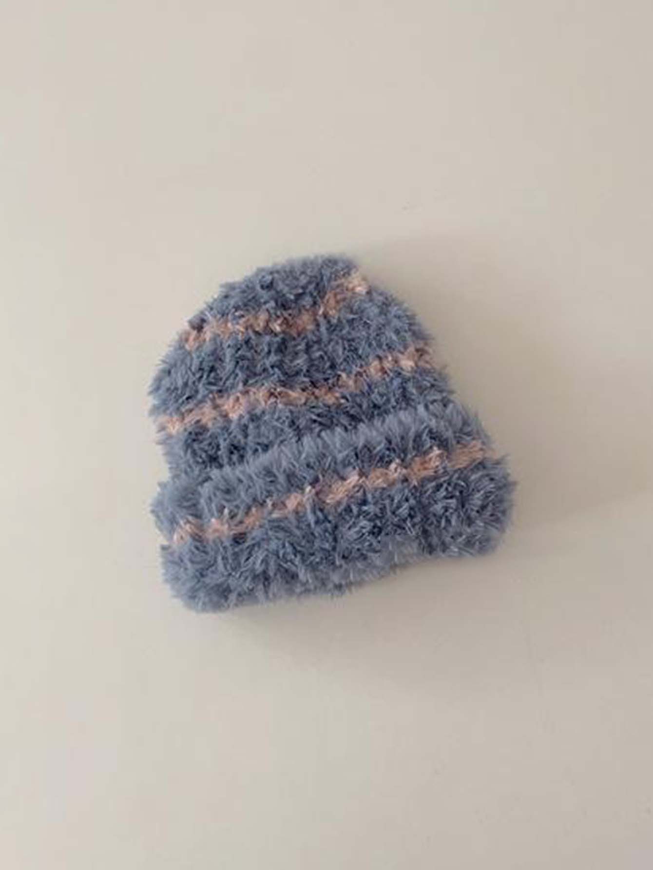 1pc Winter Warm Fluffy Knitted Beanie 100% Wool - FD ⚡