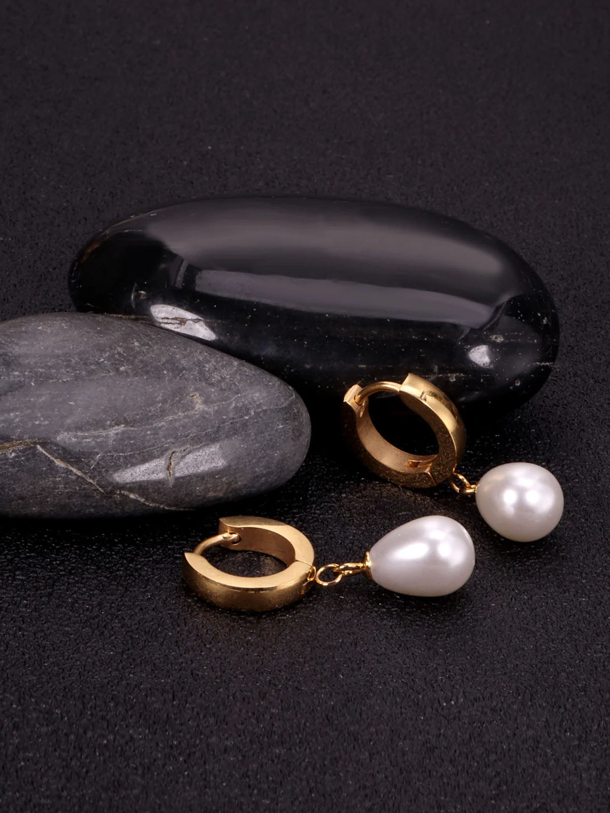 Stainless Steel Ball Earrings - FD ⚡