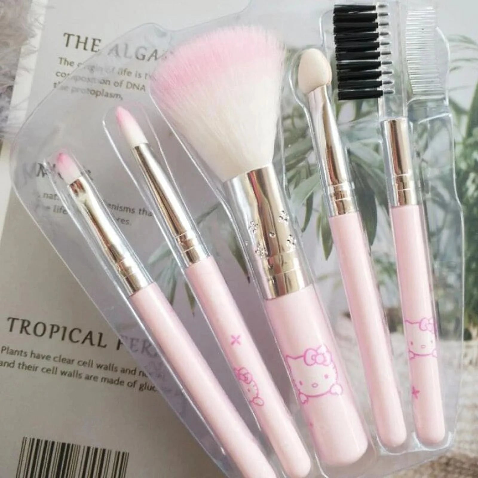 5pcs Hello Kitty Makeup Brush Set - FD ⚡