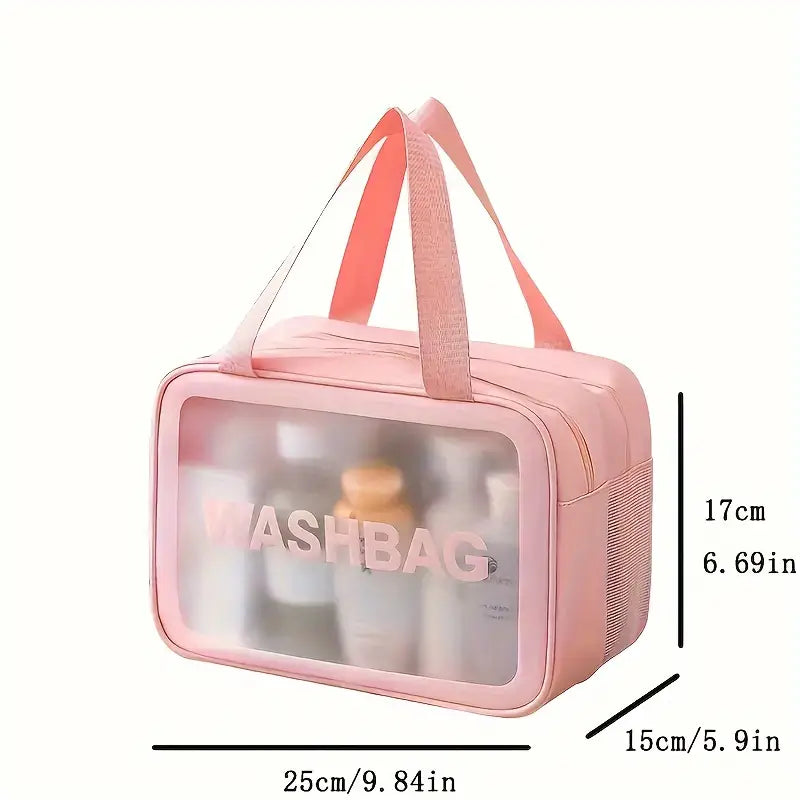 1pc Large Capacity Transparent Cosmetic Bag - FD ⚡