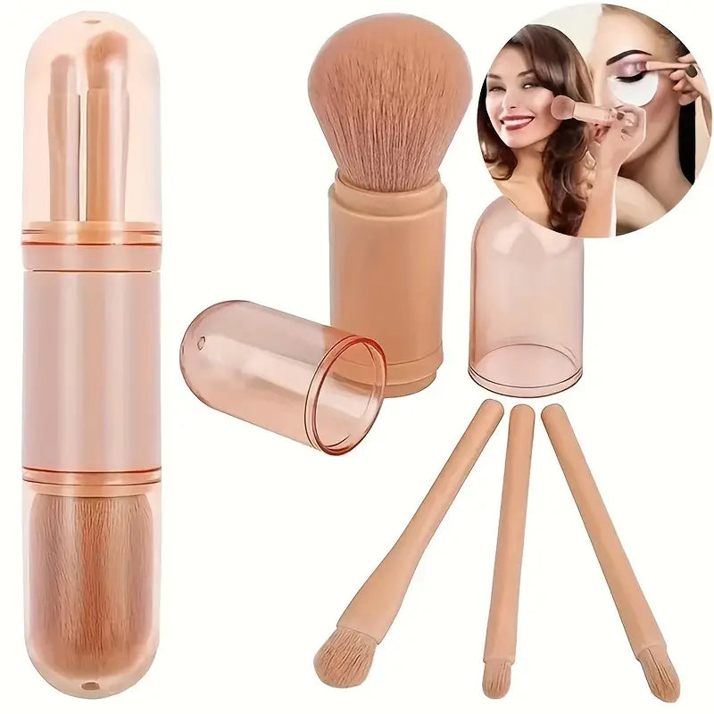 4pcs Double-headed Makeup Brushes Set - FD ⚡