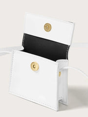 Mini Top Handle Patent Satchel Bag - www.thetreasurebox.me