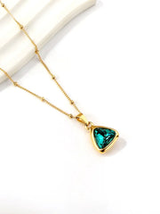 Emerald Prism Necklace - FD ⚡
