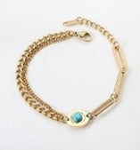 Layered Firoza Decor Bracelet - FD ⚡