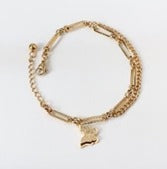 Butterfly Shaped Mini Chunky Style Chain Bracelet - FD ⚡
