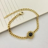 Sun Style Rhinestone Decor Bracelet - FD ⚡
