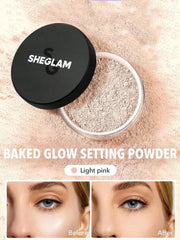 Baked Glow Setting Powder - Light Pink