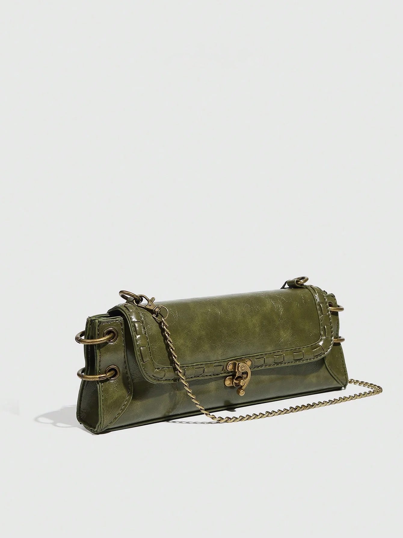 Versatile Bull Inspired Riviera Crossbody In Camo Green