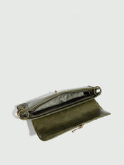 Versatile Bull Inspired Riviera Crossbody In Camo Green
