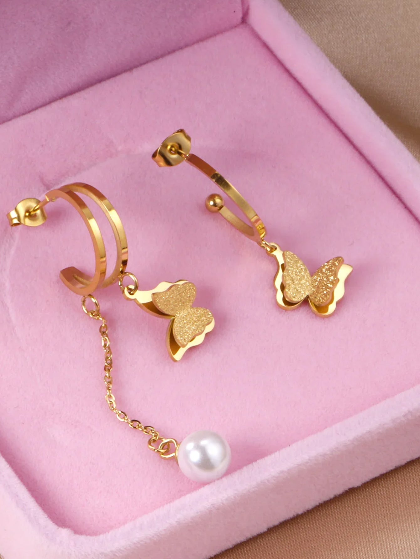 Butterfly Stainless Steel Charming Drop Earrings - FD ⚡