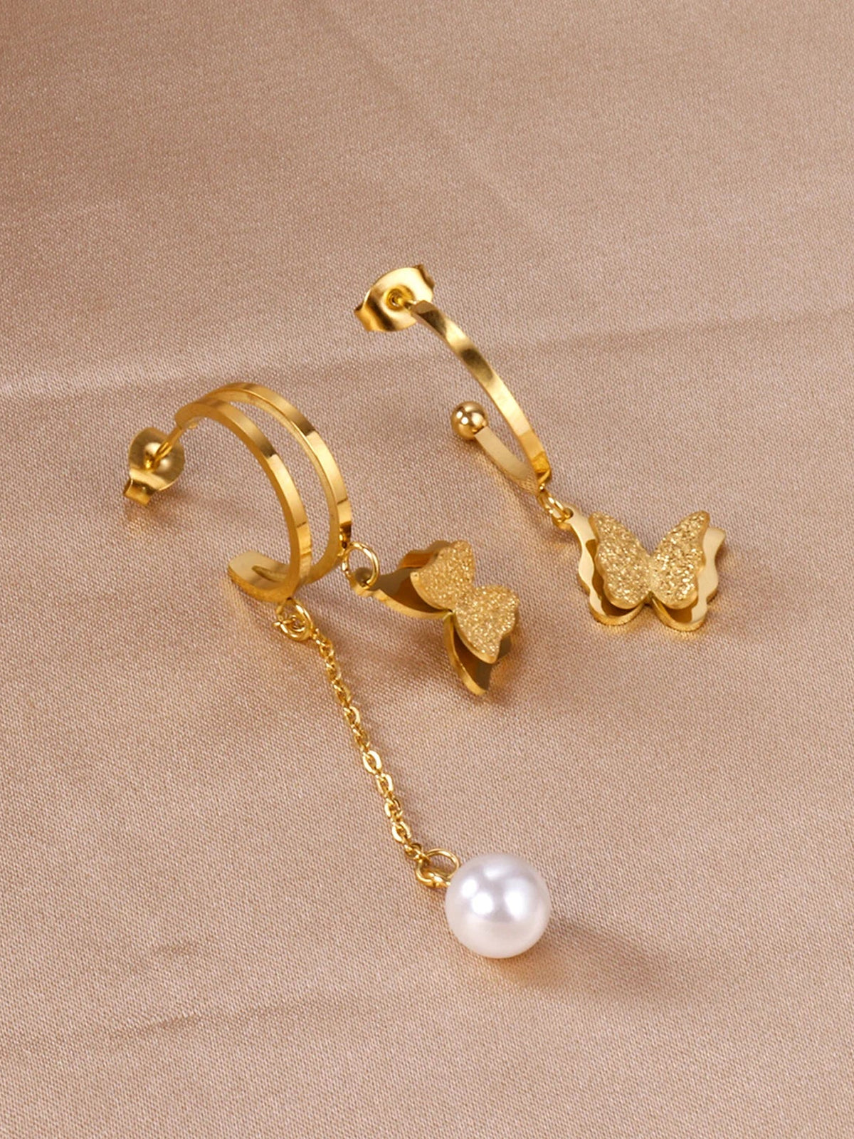 Butterfly Stainless Steel Charming Drop Earrings - FD ⚡