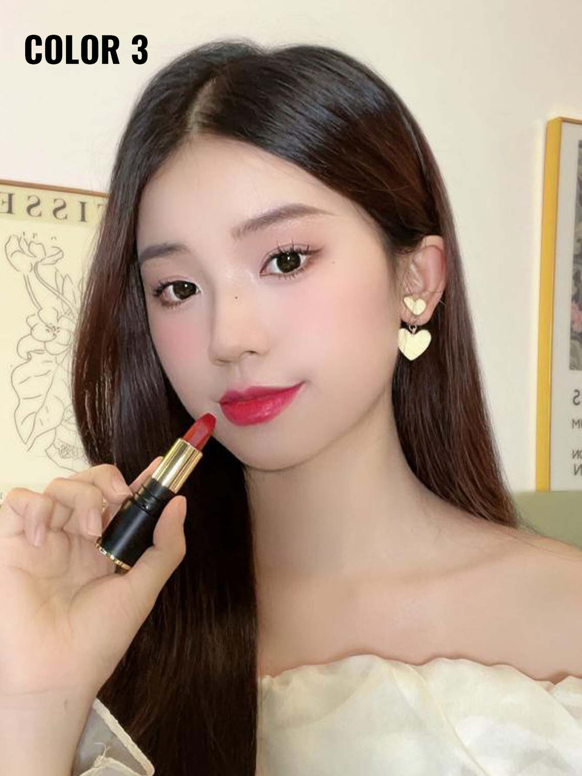 The FLAIR Black Tube Velvet Lipstick
