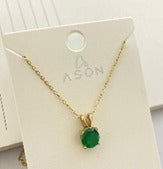 Zircon Decor Single Chain Necklace - FD ⚡
