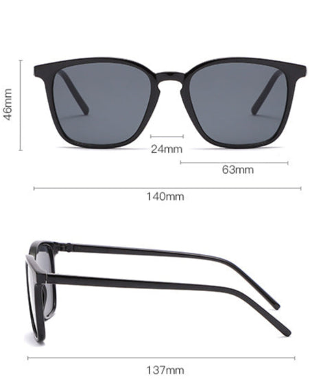 Square Frame Retro Sunglasses