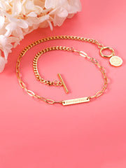 Coin Charm Chain Bracelet - FD ⚡