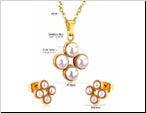 3pcs Pearl Decor Jewelry Set - FD ⚡