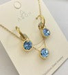 3pcs Blue Zircon Decor Jewelry Set - FD ⚡