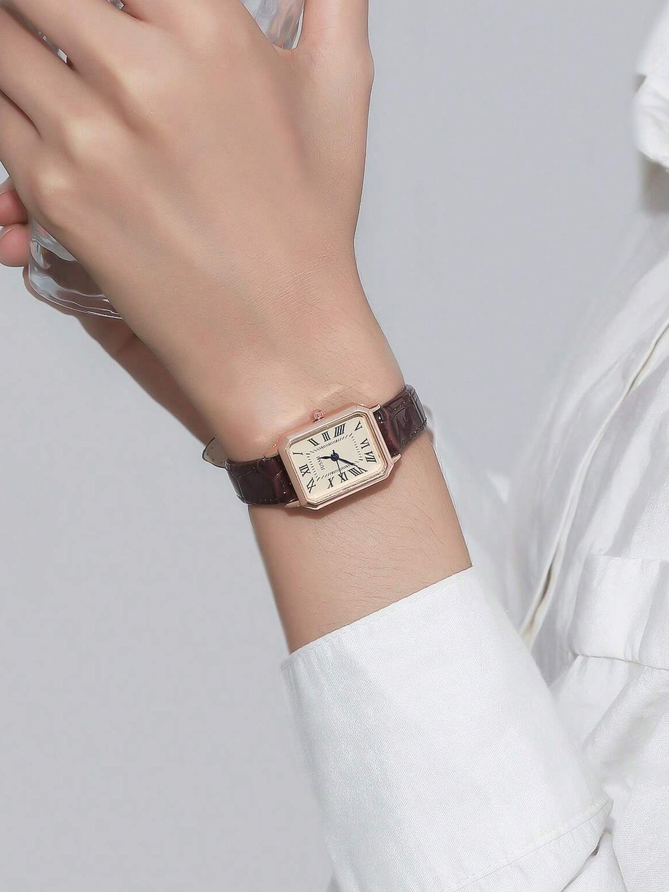 Simple Ins Design Literary Retro Square Watch