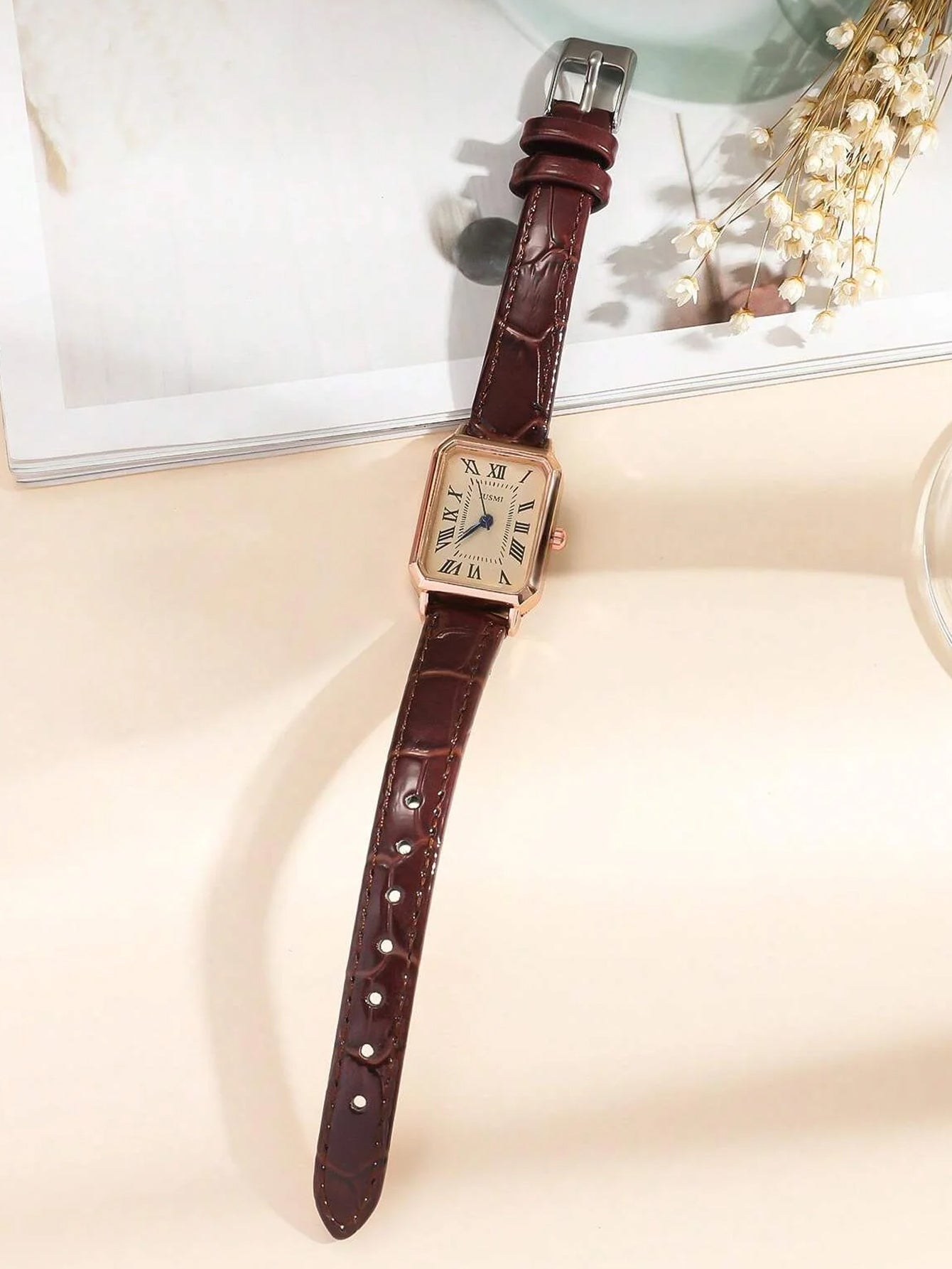 Simple Ins Design Literary Retro Square Watch