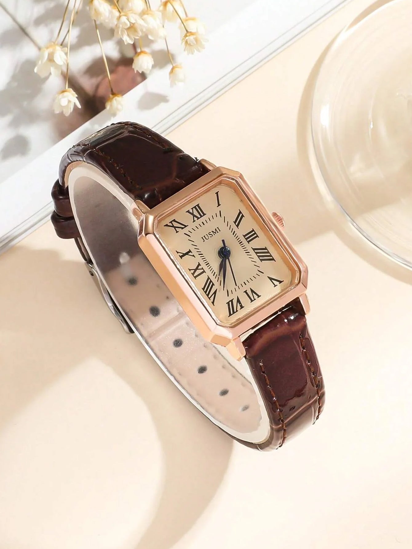 Simple Ins Design Literary Retro Square Watch