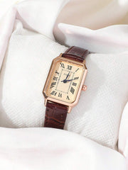 Simple Ins Design Literary Retro Square Watch