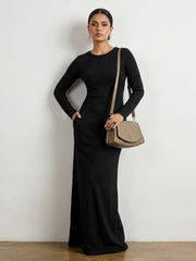 Snakeskin Pattern Flap Chain Evening Bag - Khaki