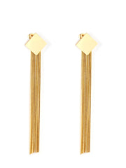 Stainless steel tassel drop earring - FD ⚡