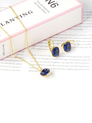 Stainless Steel Zircon Jewelry Set  - FD ⚡