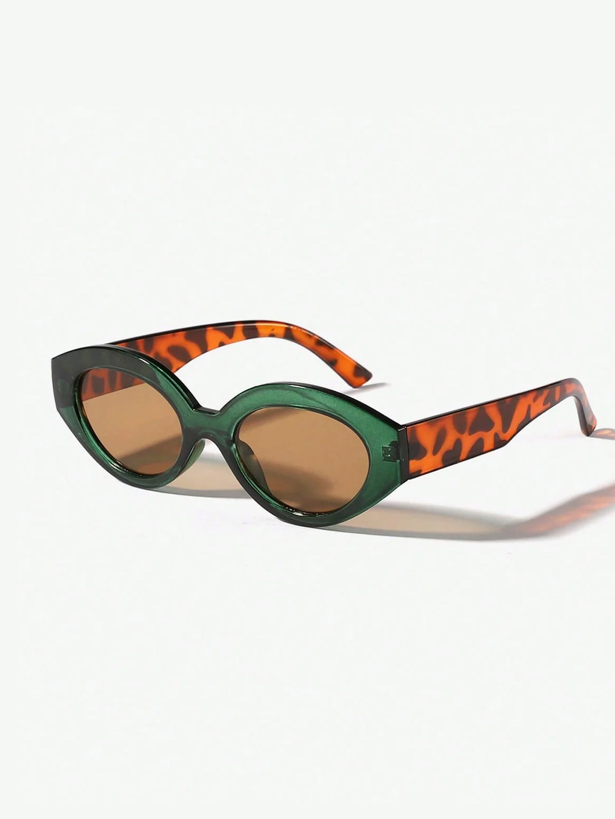 Acrylic Casual Retro Oval Fashion  Eyeglasses