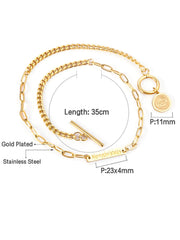 Coin Charm Chain Bracelet - FD ⚡