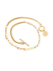 Coin Charm Chain Bracelet - FD ⚡