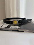 Daisy buckle belt  - Daisy Black-D - FD ⚡