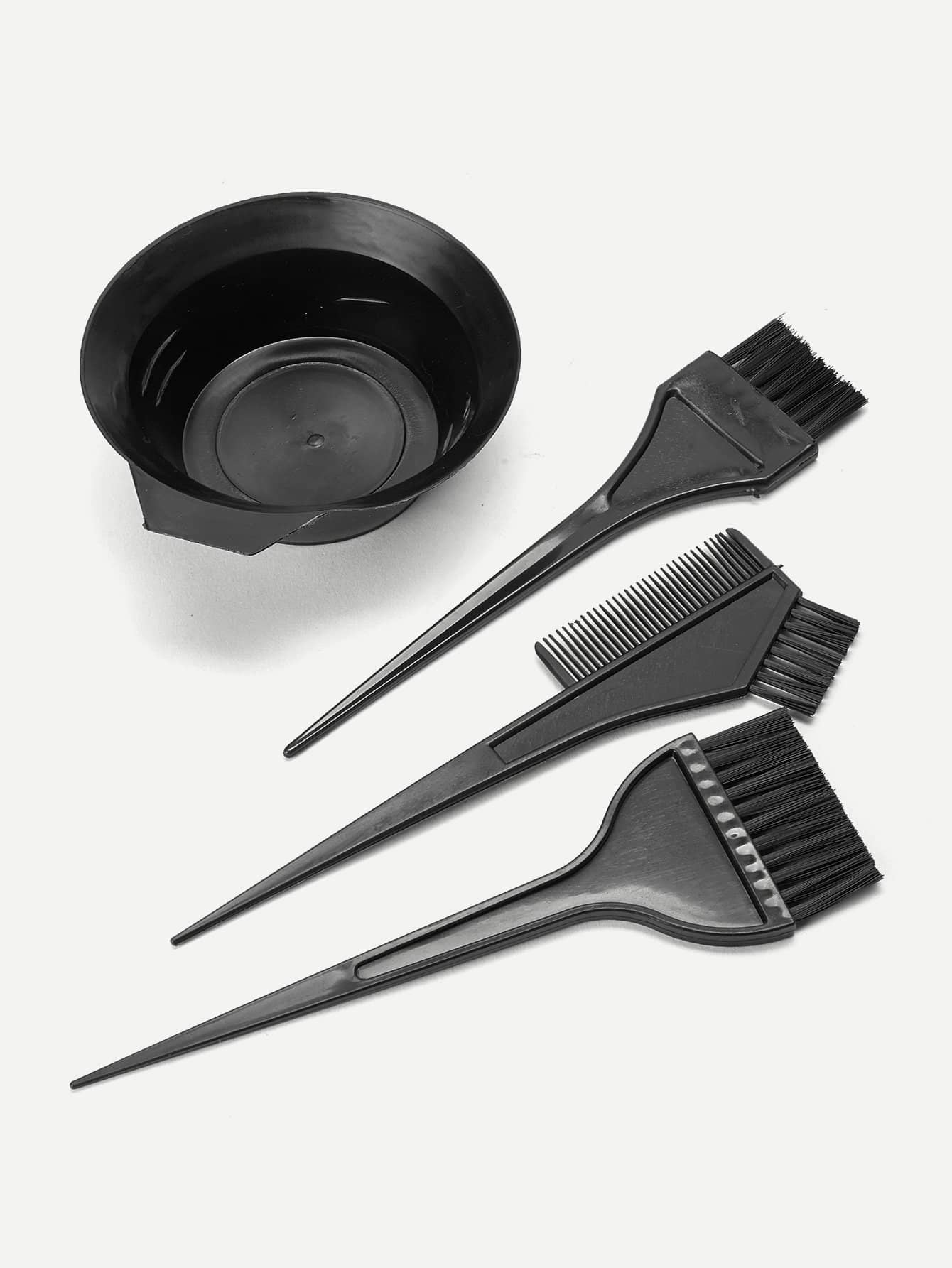 Hair Dye Bowl & Brush 4pcs - EC - TheTreasureBox.pk