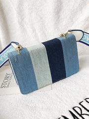 Color Block Buckle Decor Bag - www.thetreasurebox.me