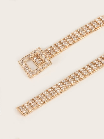 Rhinestone Engraved Waist Chain - TheTreasureBox.pk