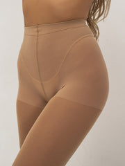 80D Solid Tights - Apricot - FD ⚡