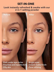 Insta-Ready Face & Under Eye Setting Powder Duo - Natural Linen