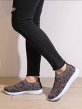 Slip On Knit Running Shoes - Multicolor - FD ⚡