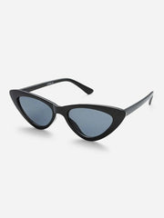 Cat Eye Flat Lens Sunglasses - www.thetreasurebox.me
